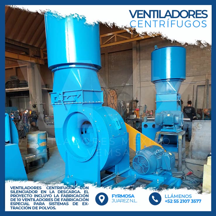 Ventiladores centrifugos