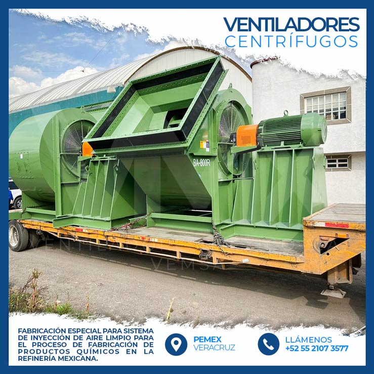 Ventiladores centrífugos