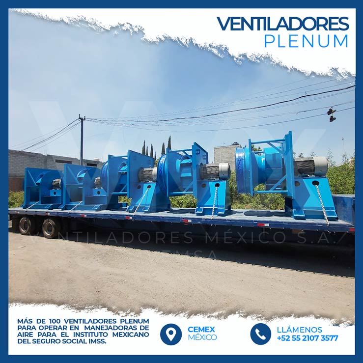 Ventiladores plenum